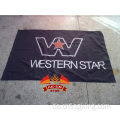 Western Star Trucks Racing Flagge Electric RC Cars Banner 100% Polyester 90 * 150CM Flagge Western Star Banner